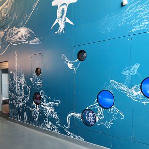 Pacific Seas Aquarium - Exit Lobby