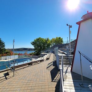 Aquarium du Quebec - old Harbor Seal pool