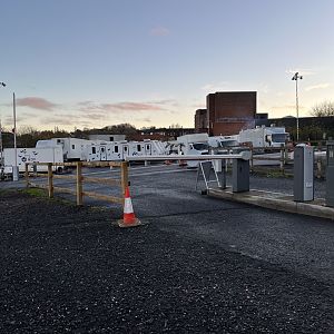 Film crew at the zoo