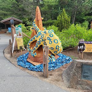 Stone Zoo 7/22 - Lego sculpture