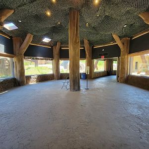 Franklin Park 7/22 - Gorilla Grove, central area under/between outdoor yards