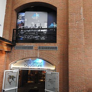 Greater Cleveland Aquarium front entrace