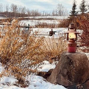 Lantern to light the way.  Right about here my phone died.