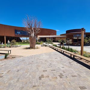 New Entrance's central plaza