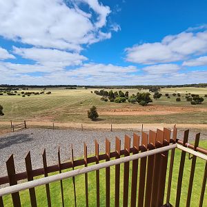 View from new visitor centre