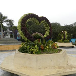 Part of entrance square - Parque de las Leyendas