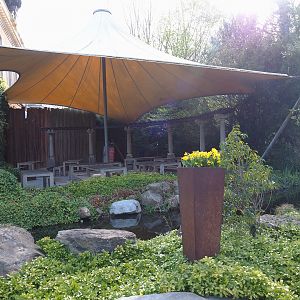 Terrace of restaurant 'Stork', 2022-04-12