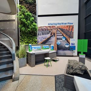 MOS Boston - Yawkey Gallery, Altering the river flow