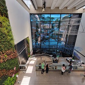 MOS Boston - atrium above Yawkey Gallery