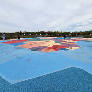 Parc Safari - Afrika Terrace, painting of African countries