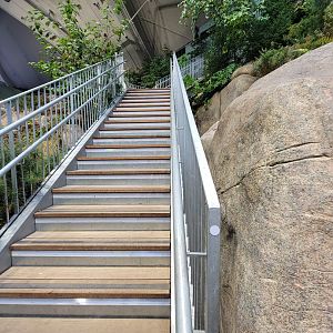 Biodôme Montréal - Gulf of St. Lawrence - Steps to second floor (multiple ways to access)