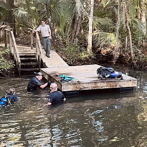 Filmmakers and Park Ranger