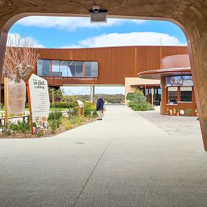 Entrance to new visitors centre