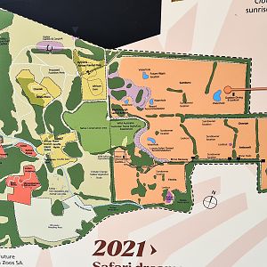 Map of current and future plans