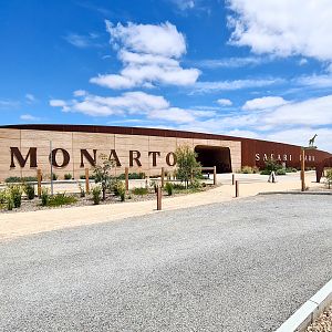 Visitors centre as seen from the car park