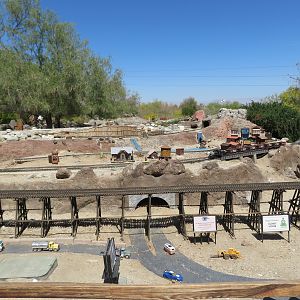 Very Large Model Train Display