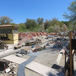 Very Large Model Train Display