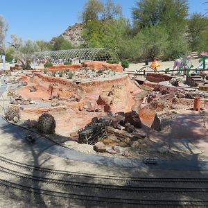 Very Large Model Train Display