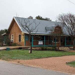 Main building/Gift Shop/Exit from parking lot