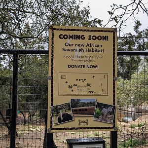 Solicitation for donations for new savannah habitat