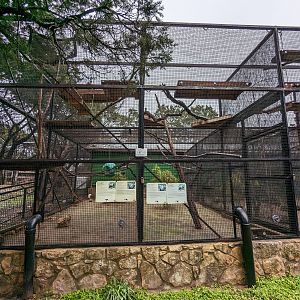 Primate Palace - capuchin cages