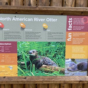 North American River Otter Signage