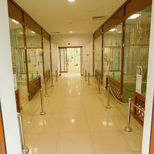 View from the Enterance of the Indoor Animal house at the Karatay Zoo