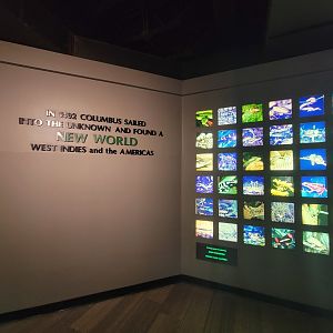 Nashville Zoo 5/22 - Unseen New World, inside entrance