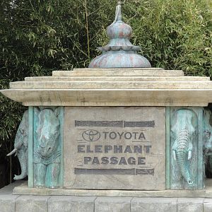 Toyota Elephant Passage Entrance Statue