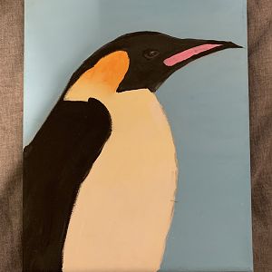 Emperor Penguin (Aptenodytes forsteri) Painting