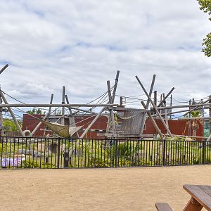 Chimp Enclosure - front view