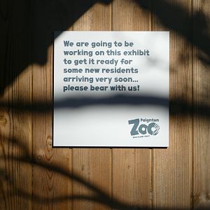 Sign on the male Pied Tamarin house, 2 January 2023