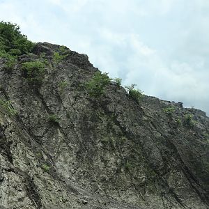 Large rock pile in the Africa Zone of Gunma Safari Park