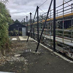 Snow Leopard Exhibit - Night House/Construction Progress