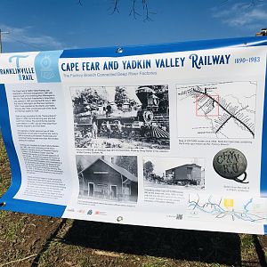 "Cape Fear and Yadkin Valley Railroad" Banner