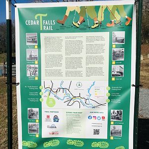 Cedar Falls Trail Banner