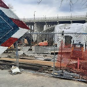 Bear Hollow Elevated Viewing Platform Construction