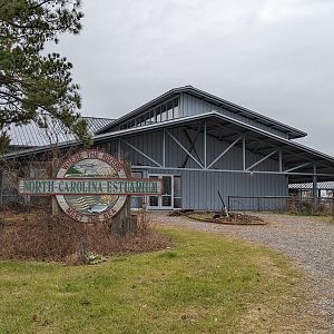 North Carolina Estuarium - entrance to museum