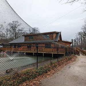 Multinational aviary and entrance building