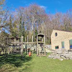 Palace of apes outdoor enclosure