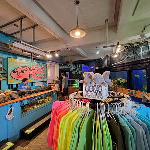 Save the Bay 7/22 - Touch tank, gift shop area