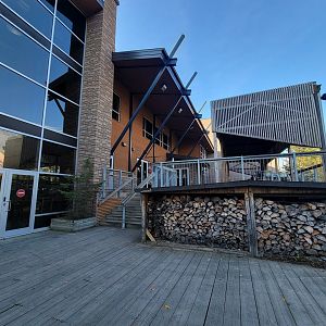 Zoo Sauvage 10/22 - Terrace outside Visitor Centre