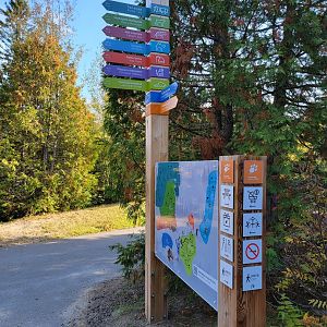 Zoo Sauvage 10/22 -  Map and waysigns