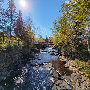 Zoo Sauvage 10/22 -  Another bridge over Rivière-aux-saumons