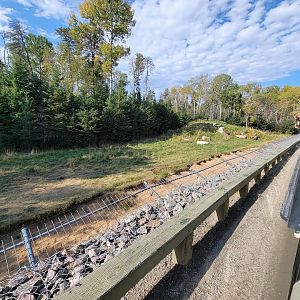 Zoo Sauvage 10/22 - Train, arctic wolves