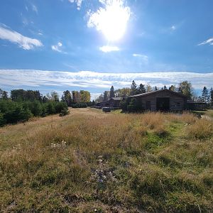 Zoo Sauvage 10/22 - Train, looking back at settlement #2