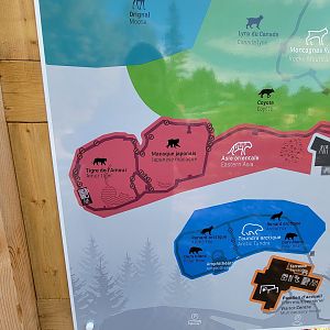 Zoo Sauvage 10/22 - Eastern Asia, map showing the many, many stairs to go to the upper paths