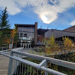 Zoo Sauvage 10/22 - Back of visitor's centre