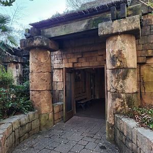 Greenville Zoo (2023) - Orangutan temple entrance