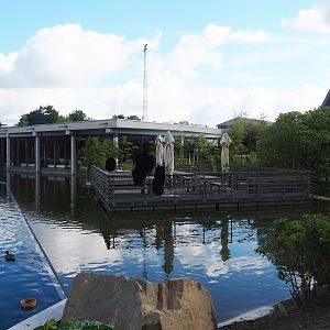 Restaurant building and floating terrace, 2022-07-16